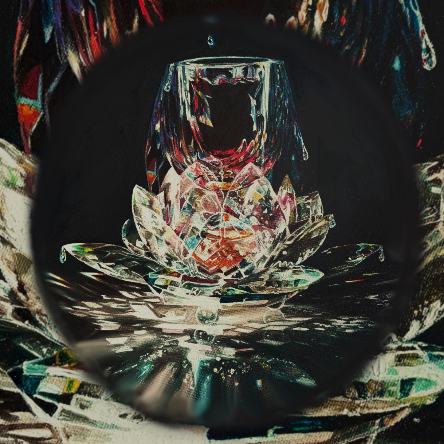 “SHOT GLASS OF TEARS” Limited Edition Resin Print