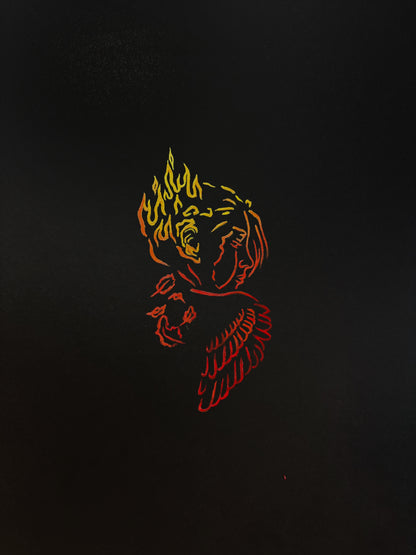 “ARSON” Limited Edition Resin Print